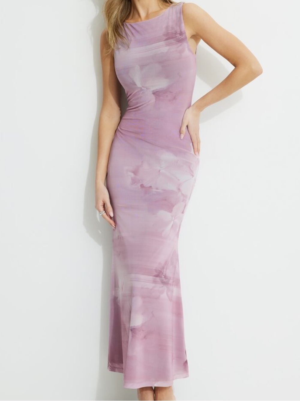 Dynamite Lavender Floral Dress